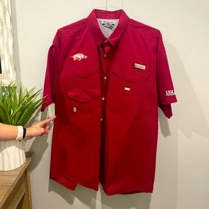Vintage Columbia PFG Short Sleeve Arkansas size XL